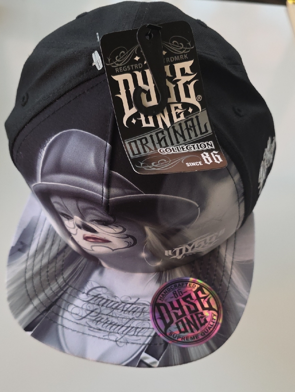 Dyse One Black Graphic Snapback Cap